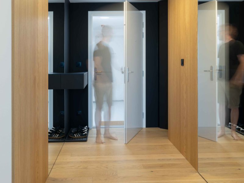 Projekt kuchyne a celého interiéru v projekte GUTHAUS v Bratislave.