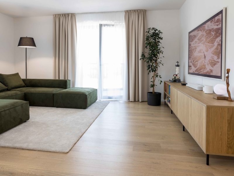 Projekt kuchyne a celého interiéru v projekte GUTHAUS v Bratislave.