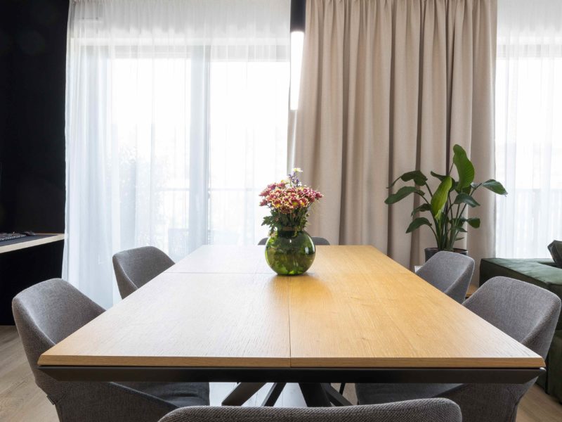 Projekt kuchyne a celého interiéru v projekte GUTHAUS v Bratislave.